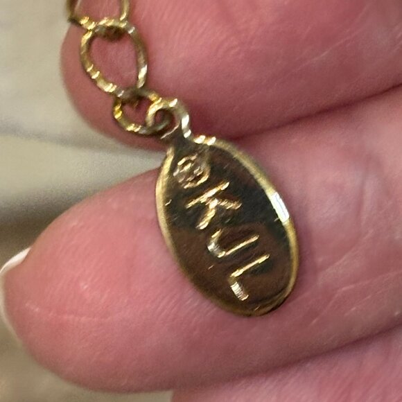 Kenneth Jay Lane (KJL) Necklace Faux Multicolor Earth Tone Big Pearl Necklace - Picture 8 of 10